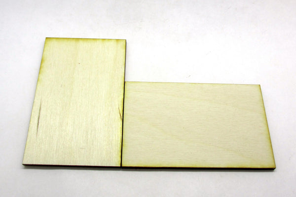 50mm x 80mm Plywood Miniature Bases