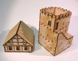 28mm Medieval Town Tower