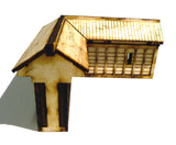 28mm Japanese Wooden Wall Corner Section