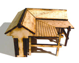 28mm Japanese Wooden Wall Corner Section
