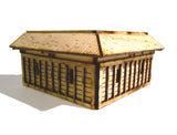 28mm Japanese Wooden Wall Corner Section