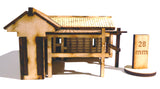 28mm Japanese Wooden Wall Corner Section