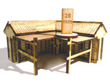 28mm Japanese Wooden Wall Corner Section
