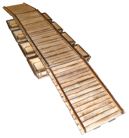 28mm Scale 18th & 19th Century Pontoon Bridge