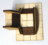 28mm Warehouse District Front Stairs