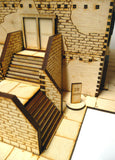 28mm Warehouse District Front Stairs
