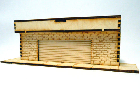 28mm Warehouse District Small Garage