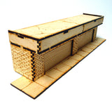 28mm Warehouse District Large Garage Front