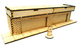 28mm Warehouse District Large Garage Front