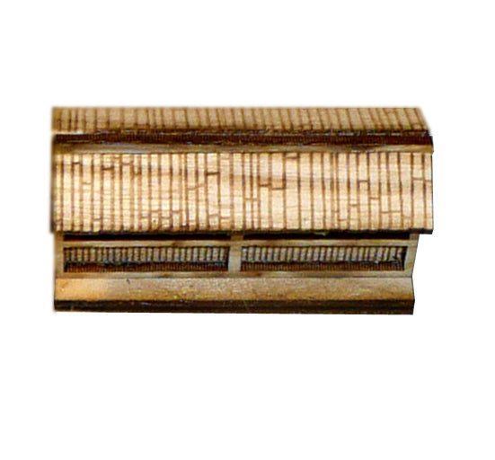 Japanese Wooden Wall Short Section (x3) – TRE Games