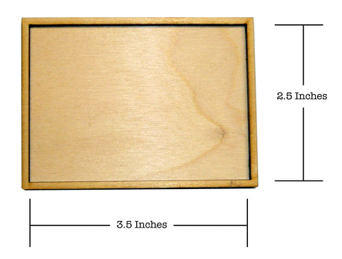 2.5 Inches x 3.5 Inches Movement Tray