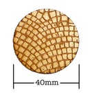 40mm Diameter Etched Cobblestone Bases