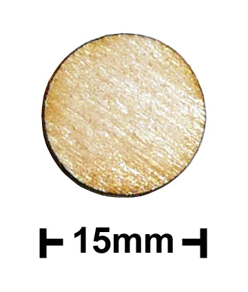 15mm Diameter Plywood Miniature Bases