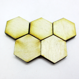 15mm Hexagon Plywood Miniature Bases