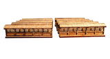 Japanese Wooden Wall Sections Pack (x10)
