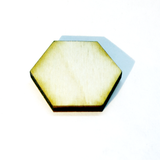 1 Inch Hexagon Plywood Miniature Bases