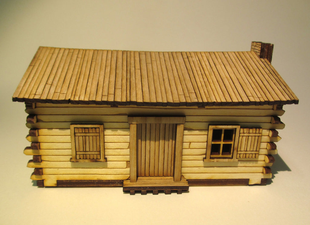 28mm Early American Cabin – TRE Games