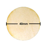 40mm Diameter Plywood Miniature Bases