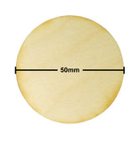 50mm Diameter Plywood Miniature Bases