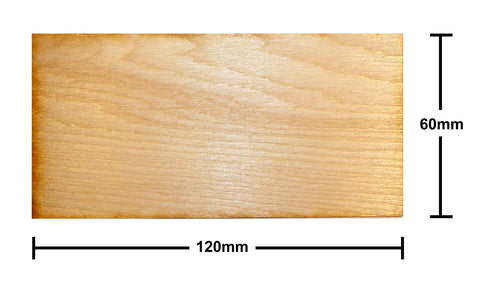 60mm x 120mm Plywood Miniature Bases