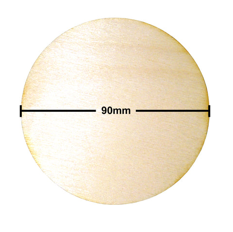 90mm Diameter Plywood Miniature Bases