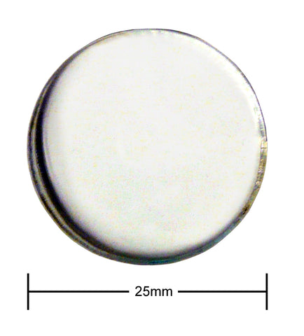 25mm Diameter Clear Acrylic Bases