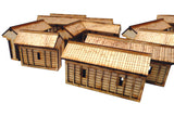 28mm Japanese Wooden Walls without Firing Platforms