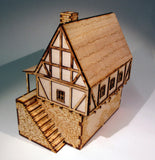 28mm Medieval Fortified Town Building