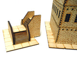 28mm Warehouse District Front Stairs
