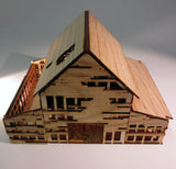 28mm Early American War Torn Building