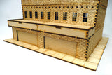 28mm Warehouse District Large Garage Front